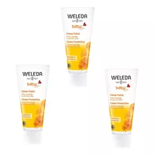 Pack 3 Crema Pañal Caléndula 75 Ml Weleda - Aldea Nativa