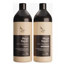 Shampoo Condicionador Zap Mega Repair Todos Os Tipos Cabelo