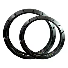 Aros Monaco Gs P/ Pneu Sem Câmara Crosser 150 Preto Fosco