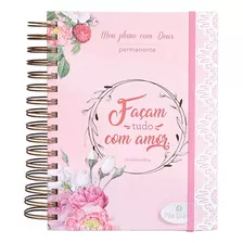 Meu Plano Com Deus | Planner Permanente | Amor | Capa Dura Espiral