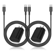 Cargador Super Rapido Tipo C 2 Adaptador Bloque Carga Usb 25