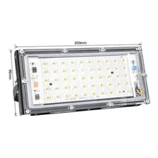 Reflector Led 50w Ip65 Blanco Interior/exterior Bajo Consumo Color De La Luz Blanco Frío 220v