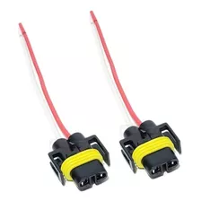 2x Conector Plug Chicote Universal P/ Lâmpada H8 H9 H11 H13