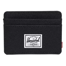 Herschel Para Hombre Charlie Rfid Card Case Wallet, Negro,