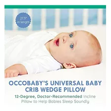 Occobaby - Almohada De Cuña Universal Para Cuna De Bebé Con