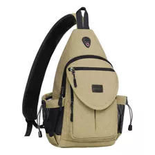 Mochila Senderismo Bandolera 1 Tira Beige