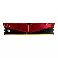 Memória Ram 8gb Ddr4 Vulcan Pichau 3000mhz Vermelha