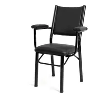 Silla Sillon Comedor Con Apoyabrazo Acolchonado Caño Reforzado Descanso Adultos Geriatricos 130kg