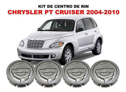 Kit De 4 Centros De Rin Chrysler Pt Cruiser 2004-2010 54 Mm Foto 2