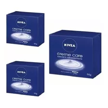 Sabonete Em Barra Nívea Creme Care 90g Hidratante 3 Un