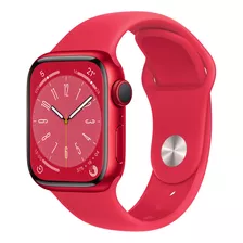 Apple Watch 8 Series 8 41mm Product Red (rojo) Sellado Diseño De La Malla Rojo Color De La Malla Rojo Color Del Bisel Rojo Color De La Caja Rojo