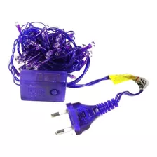 Kit 10 Pisca Pisca De Led 100 Lampadas Lilas Roxo 8 Funçõe