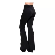 Calça Flare Bailaria Bocade Sino Neoprene Confortável Linda