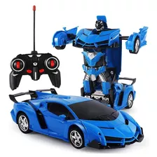 Carrinho Controle Remoto Transforma Em Robô Transformer