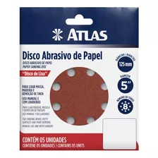 Disco Lixa Abrasivo Papel Ref.at512/220 Atlas