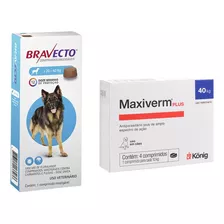 Bravecto Antipulgas E Carrapatos Cães De 20 A 40kg + Brinde