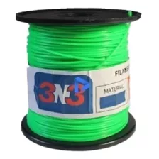 Filamento 3d Flex 3n3 De 1.75mm Y 500g Verde
