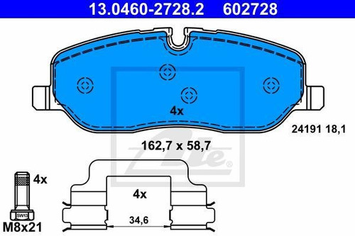 Balatas Delanteras Land Rover Lr3 4.4 2005 2006 2007 Foto 2