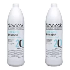 Oxidante En Crema Novalook Con Keratina 20 Volumenes 2litros