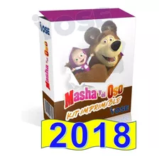 Kit Imprimible Masha Y El Oso 2018 Candy Bar Con Regalo ..!!