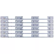 02-kit C/6 Barra Led Semp Toshiba 40l2400 40l5400 Dl3944