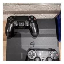 Sony Playstation 4 - 500gb Standard Cor Preto Onyx - Semi-novo - 2 Controles - 6 Jogos De Brinde - Em Até 10 Vezes