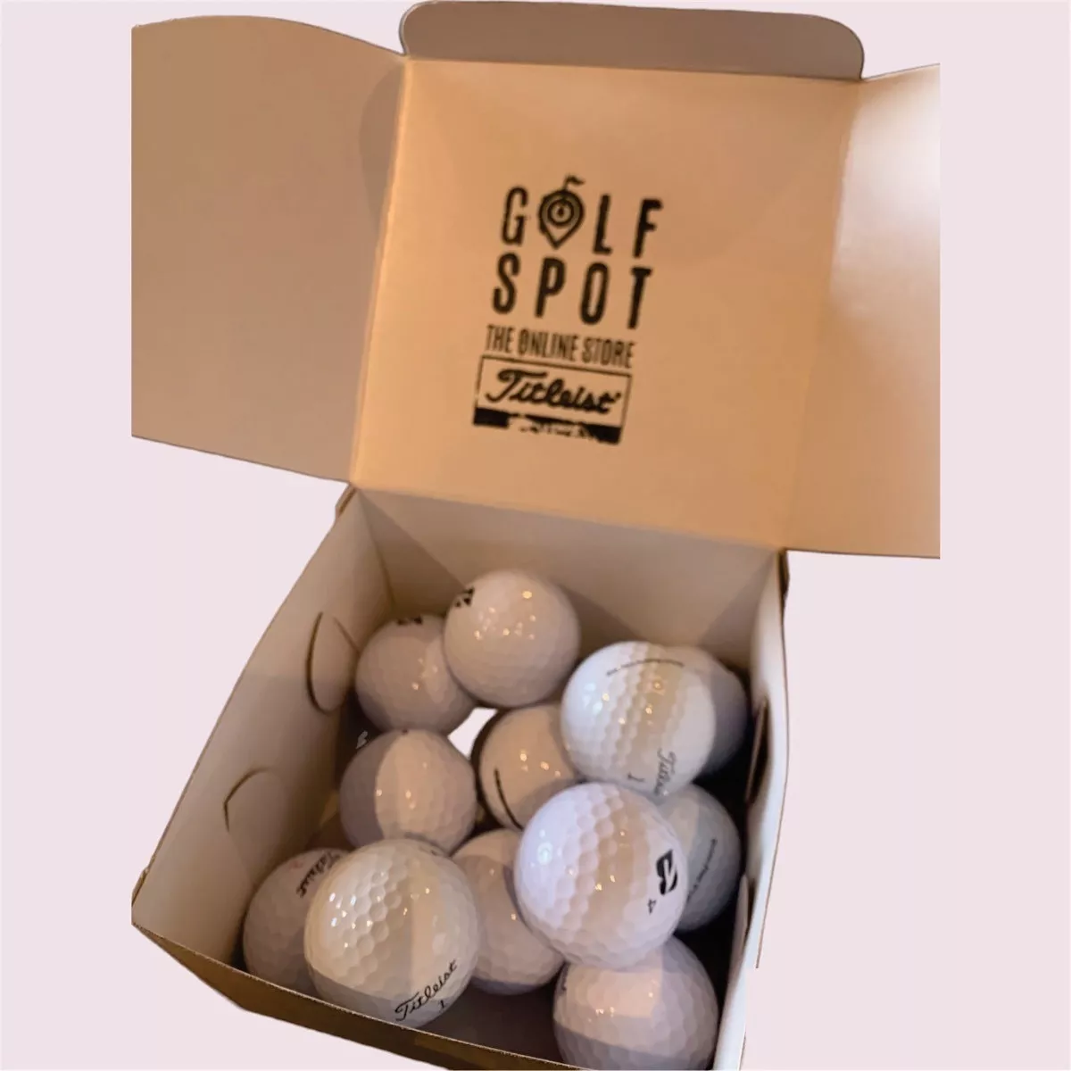 Caja X 12 Bolas De Golf Recicladas Y Seleccionadas Triple A 