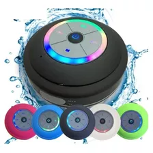 Parlante Rgb Resistente Al Agua Bluetooth Ducha