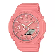 Reloj Casio G-shock Gma-s2100-4a2dr Mujer 100% Original Color De La Correa Rosa Color Del Bisel Rosa Color Del Fondo Rosa