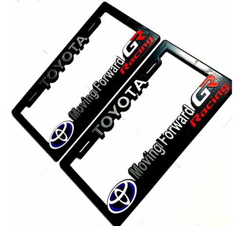 Par(2) Portaplacas Universal Toyota Gr Racing Foto 2