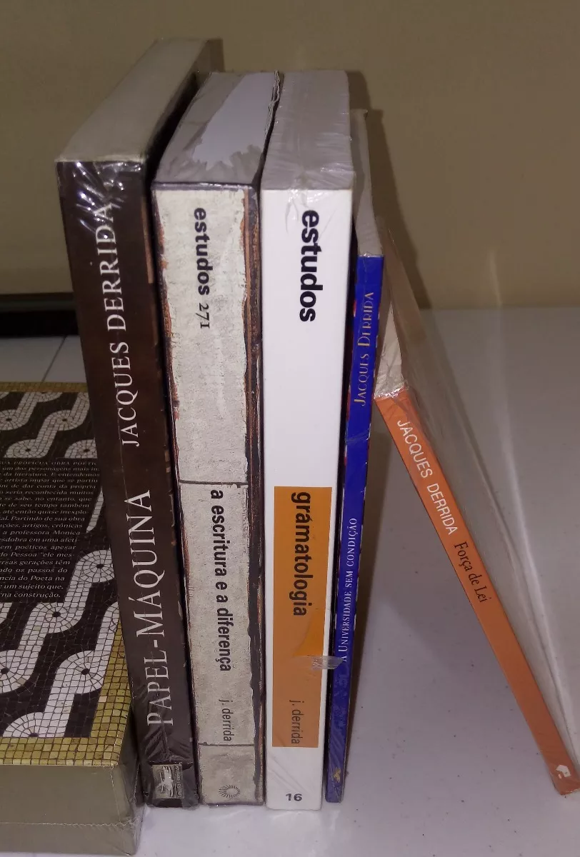 Coleção Obras De Jacques Derrida  5 Volumes
