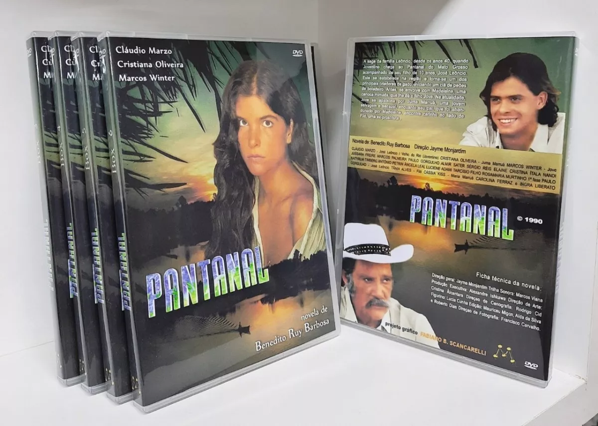 Box Novela Pantanal (1990) - 23 Dvds Completa