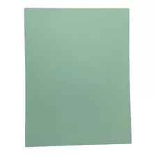 Cartulina De Color Verde Agua 230grs Tamaño Carta 50 Hojas