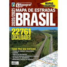 O Mapograf Guia - Mapa De Estradas Brasil 2021, De On Line A. Editora Ibc - Instituto Brasileiro De Cultura Ltda, Capa Mole Em Português, 2020
