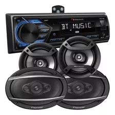 Estereo Bluetooth Nakamichi + Parlantes Pioneer 6x9 + 6.5