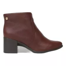 Bota En Cuero Marron Caño Corto Bottero Confort Invierno