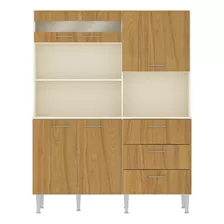 Mueble Kit De Cocina Meri 140 5 Puertas 3 Cajones Favatex