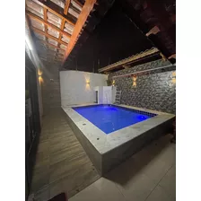 Casa De Piscina Em Praia Grande Piscina Aquecida 