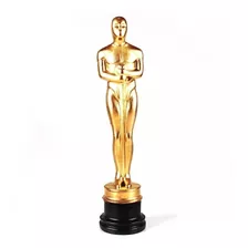 Estatueta Oscar Dourada Hollywood Cinema 33 Cm