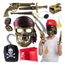 Accesorios De Vestuario Pirata De Halloween De 10 Piezas Joy