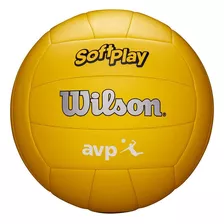 Bola De Volei Wilson Avp Soft Play Amarela