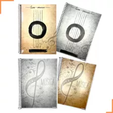 Caderno De Musica Grande C/ Pautas E Teoria Músical - Full
