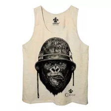 Regata Estampada Sharpsburg Macaco Gorila Camiseta Cavada