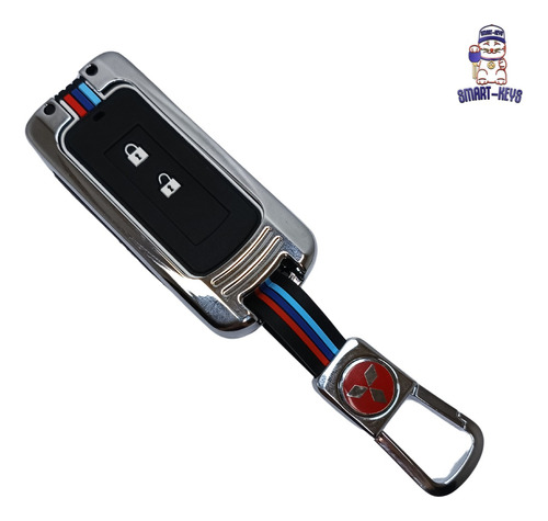 Funda Zinc Para Llave Mitsubishi Asx Lancer Mirage Outlander Foto 10