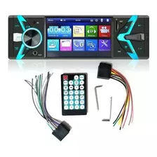 Auto Radio Touch Screen Com Tela 4 1 Din Bluetooth/usb