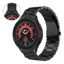 Correa Metal Acero V-moro Para Galaxy Watch5 Pro 45mm Negro