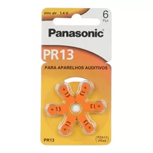 Kit 60 Pilhas Bateria Aparelho Auditivo Pr13 Pr48 Panasonic