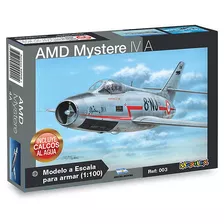 Amd Mystere Iv A Maqueta Para Armar De Avión (1/100) Modelex