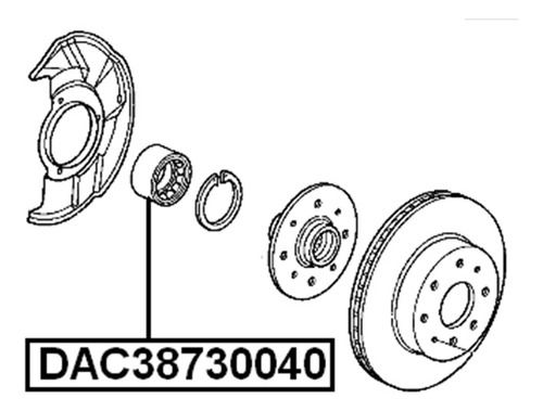 Rodamiento De Rueda Delantera Para Honda Civic Cr-v Integra Foto 2