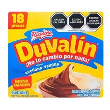  Duvalin Bi Sabor Avellana Y Vainilla De Ricolino 18 Pzas